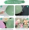 Sage Green & Pink Balloon Arch Kit 128pcs Latex Balloons Party Decorations
